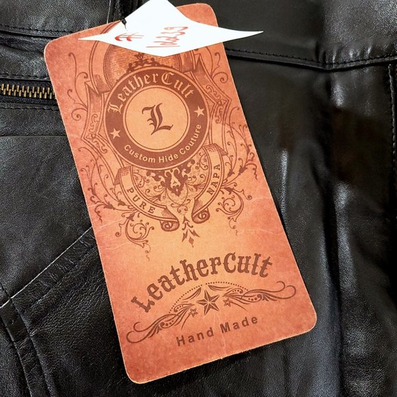 LeatherCult | Napa Leather Skirt NWT Handmade - Picture 8 of 11